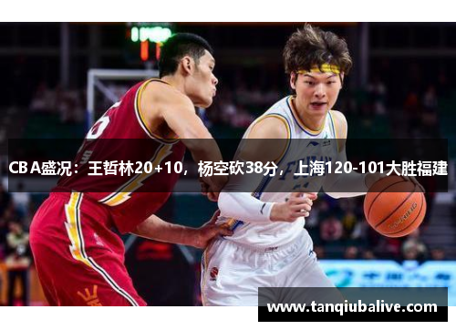CBA盛况：王哲林20+10，杨空砍38分，上海120-101大胜福建