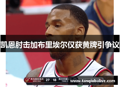 凯恩肘击加布里埃尔仅获黄牌引争议